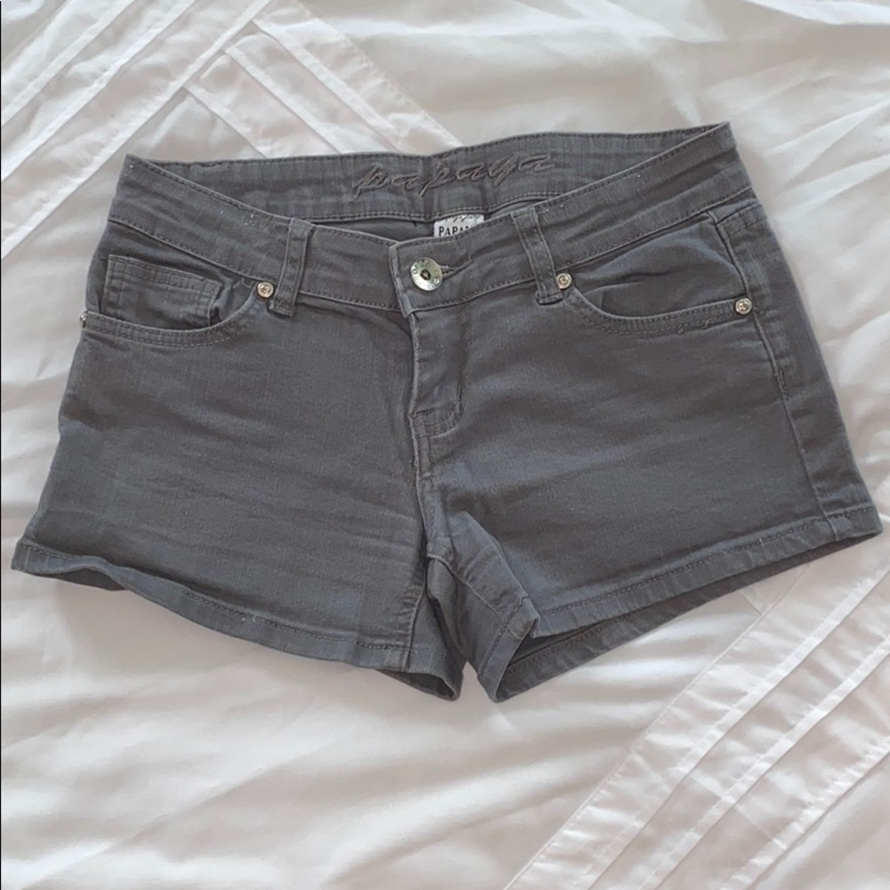 Gray Jean Shorts - Medium